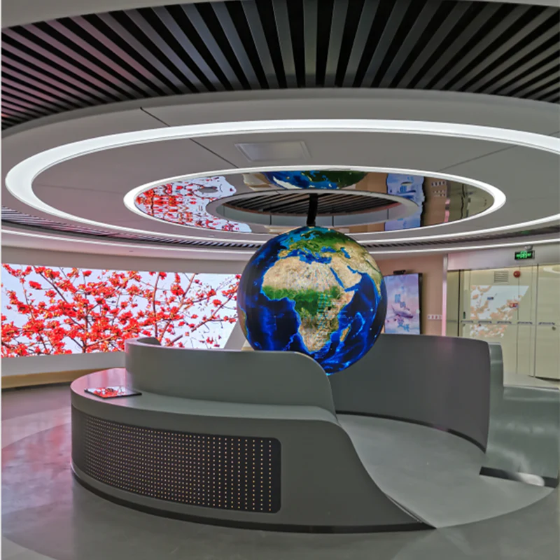 BS-I Dia. 100cm (3.3ft) Indoor LED Ball Screen | P1.25 / P1.53 / P1.86 / P2 / P2.5 | 360° Ball Screen for Museums, Exhibits & Commercial Spaces