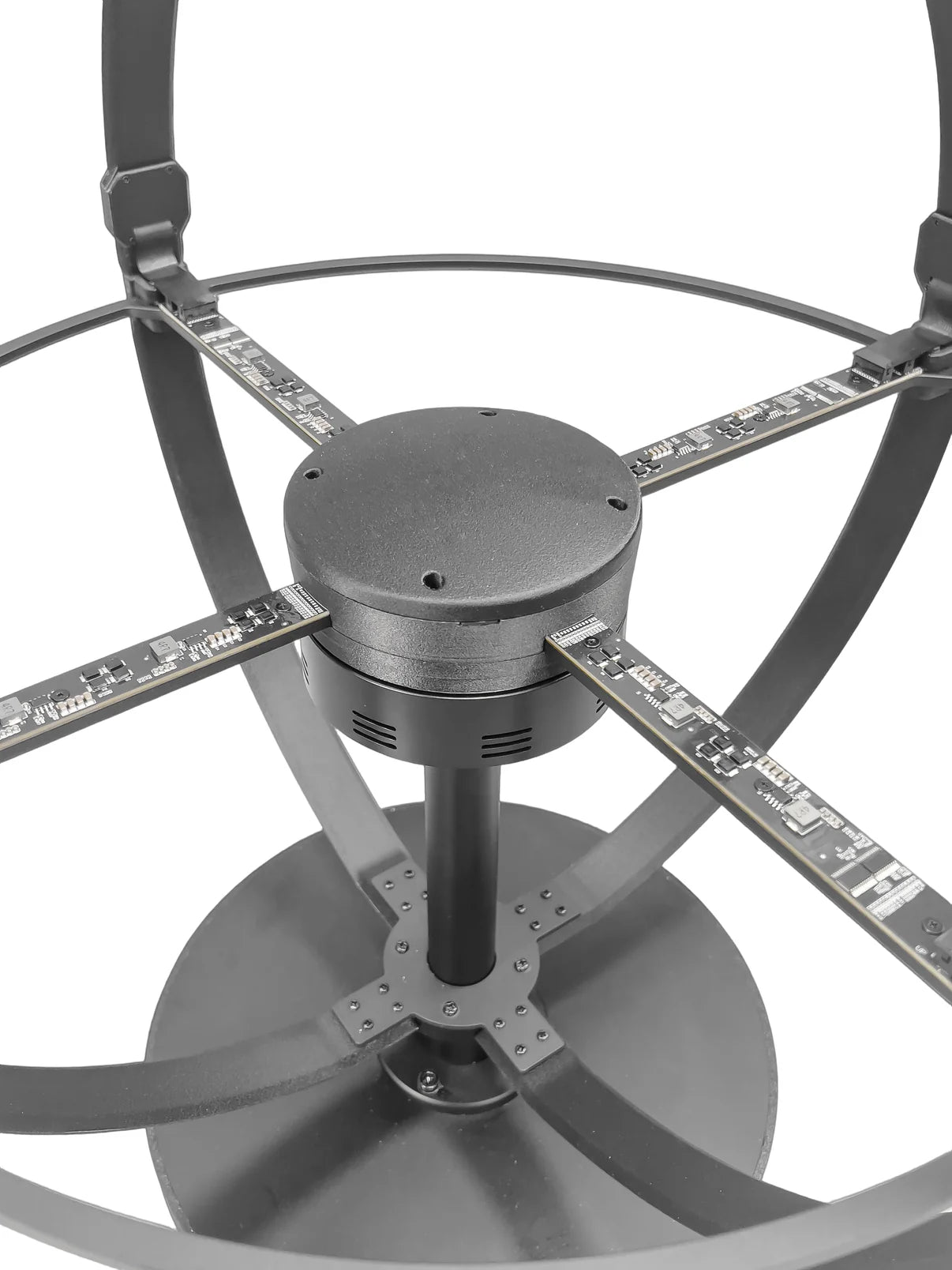 SPH-M Series | Cloud Control (AS) | 50cm (19.7 inch) | 3D Holographic Fan | Fan Only with Base | Event Holographic Fan | 4 Blades