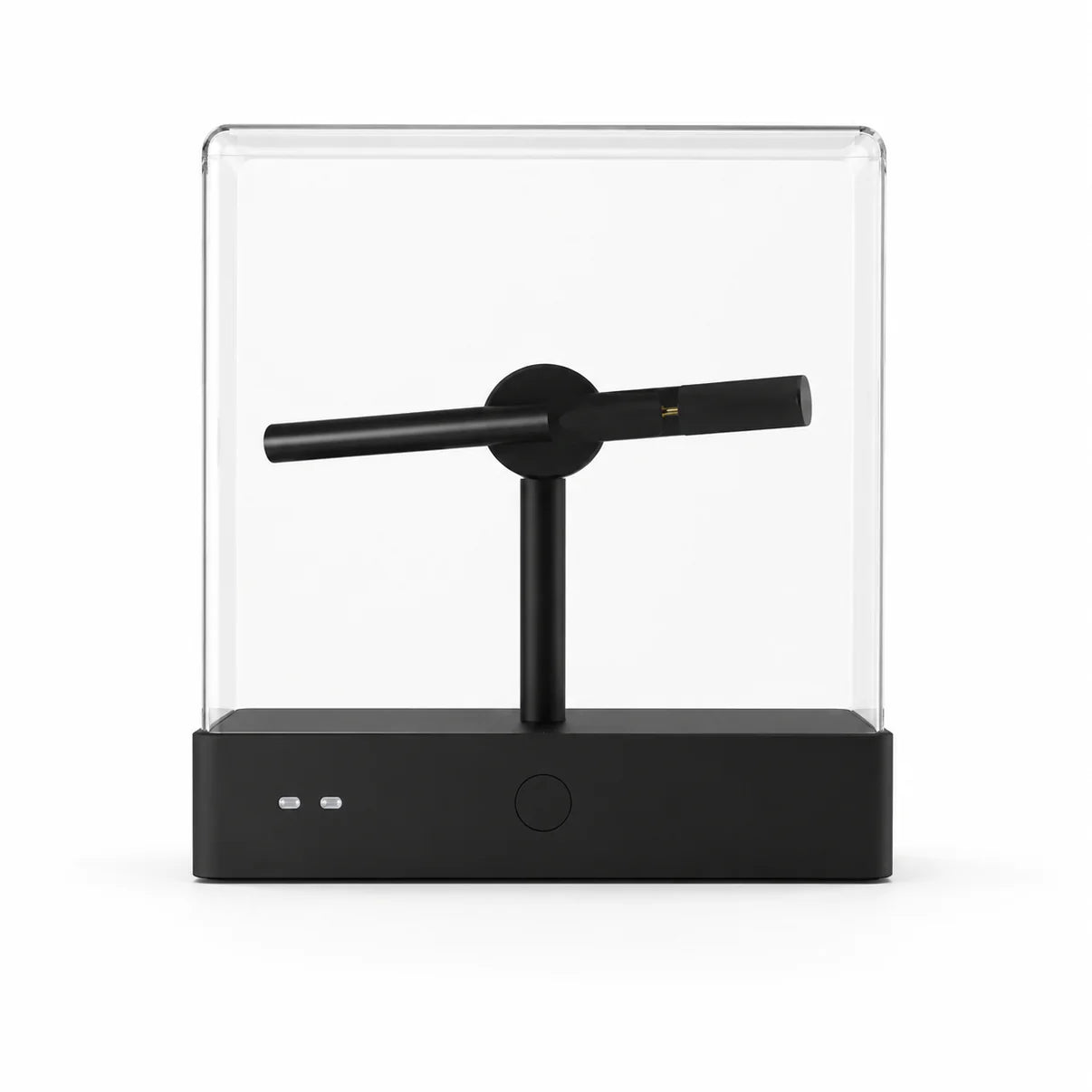FL-S Series | Asynchronous Control | 18.5cm to 28cm (7.3–11.0 inch) | 3D Holographic Fan | Transparent Square Protective Housing with Built-in Battery | Event Holographic Fan | 2 Blades