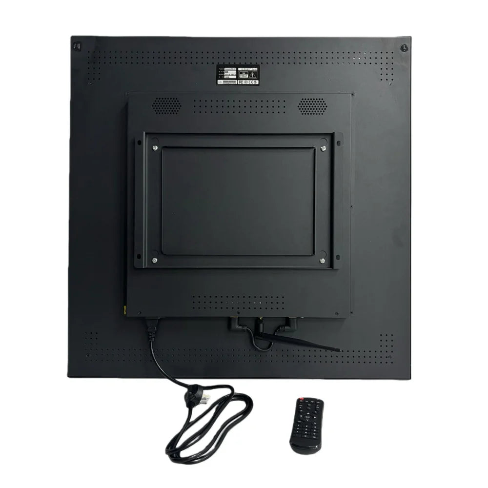 SQ Series 29.6 Inch (531×531mm Viewable) 1:1 Square LCD Digital Display Screen, Optional Capacitive Touch, Cloud / APP / USB Disk