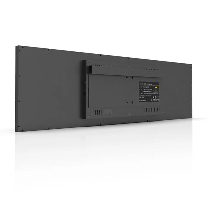 37.6 Inch (920×258mm Viewable) Ultra-Wide Android LCD Bar Display for Retail Shelves | Cloud, App & USB Content Management