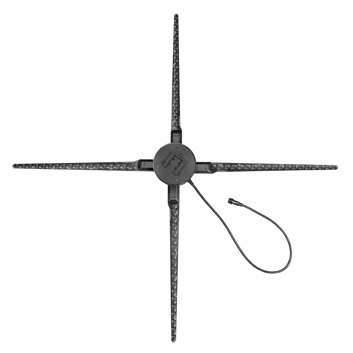FL-M Series | Synchronous Control | 65cm to 100cm (25.6–39.4 inch) | 3D Holographic Fan | Fan Only / Fan with Tripod Floor Stand / Ceiling Mount | Digital Signage Holographic | 4 Blades