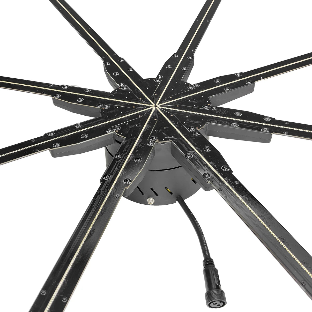 FL-L Series | Synchronous Control | 150cm to 180cm (59.1–70.9 inch) | 3D Holographic Fan | Fan Only / Fan with Dual-Pole Mobile Stand | 3D Advertising Holographic Fan | 8 Blades