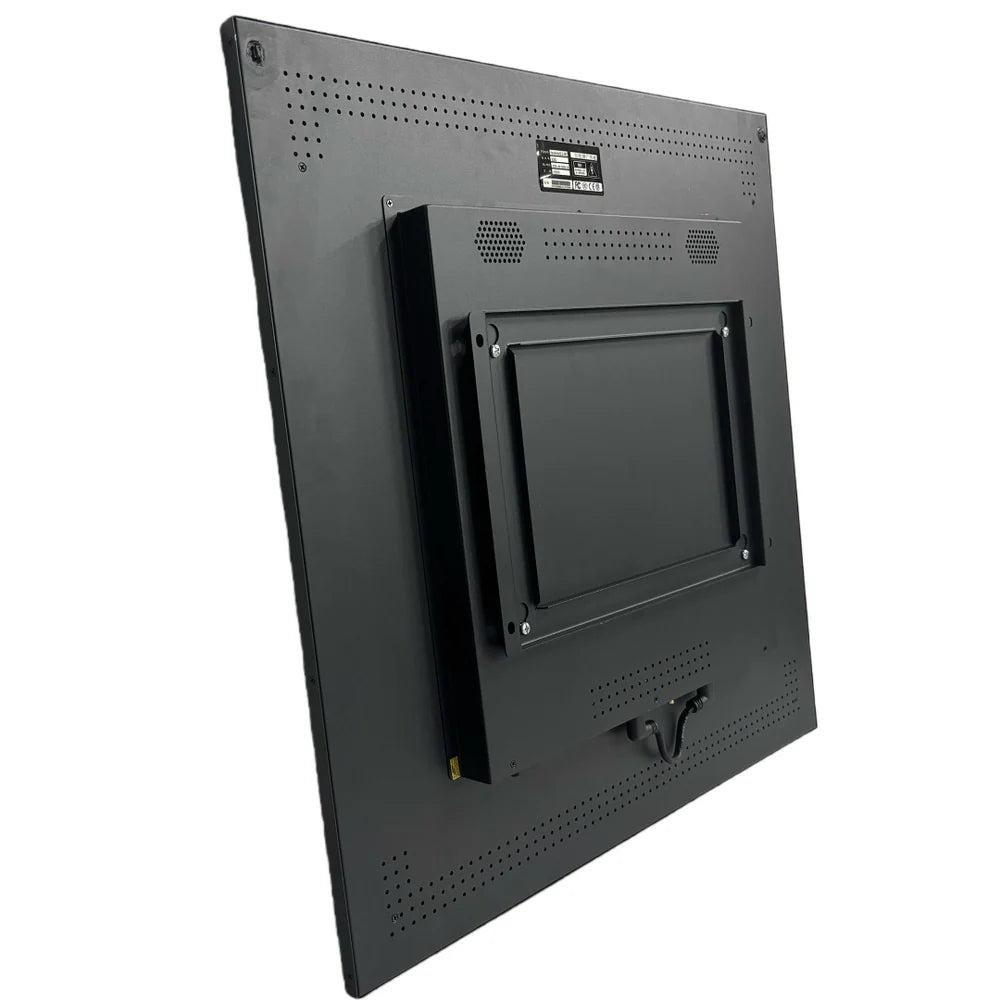 SQ Series 19.2 Inch (345×345mm Viewable) 1:1 Square Monitor LCD Display Screen, Cloud / APP / USB Disk Content Upload