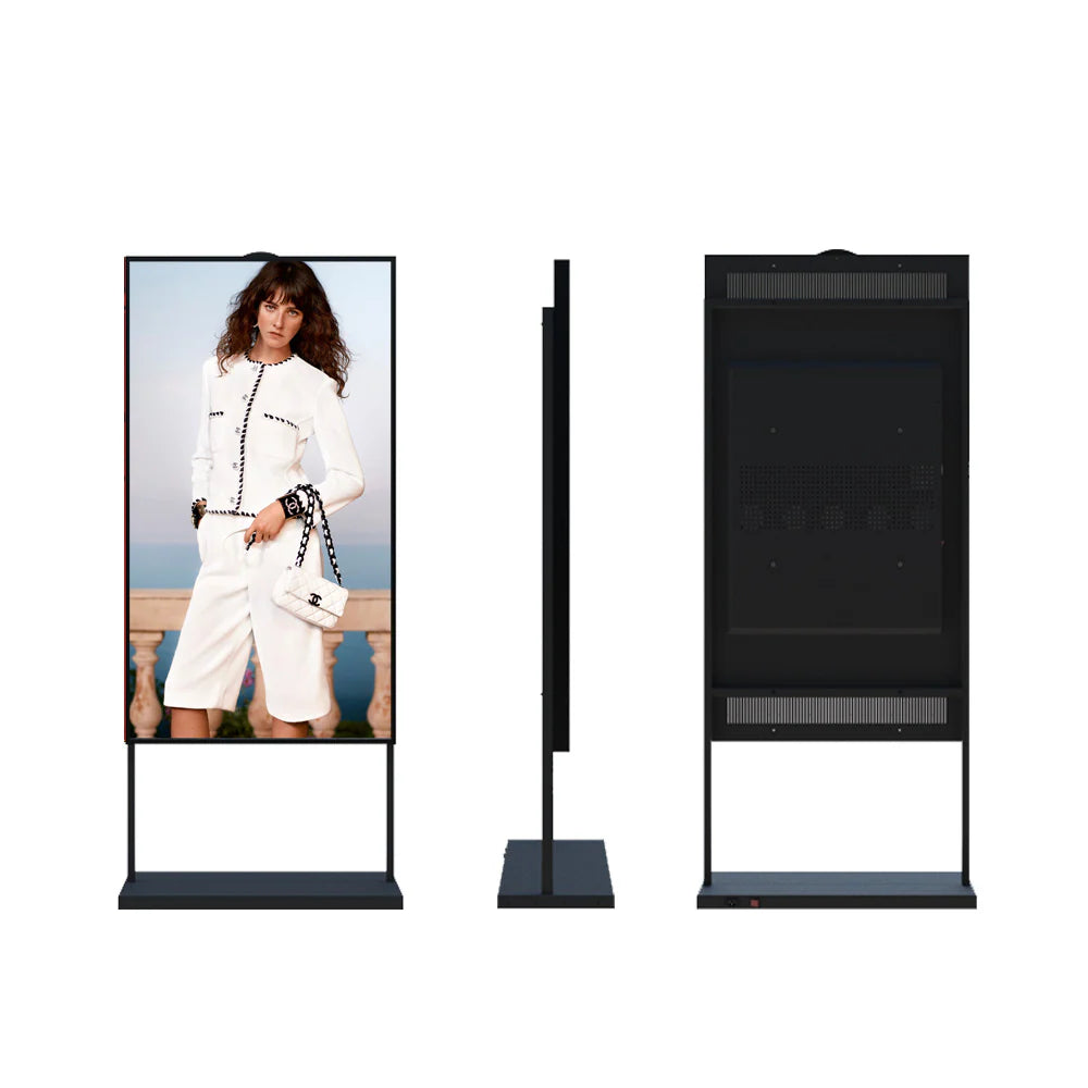 32" Single-Sided 2500nits High Bright LCD Window Advertising Display, Android RK3568 2G+32G, Non-Touch, Cloud/APP/USB, Wall-Mount/Floor Stand/Suspended Installation