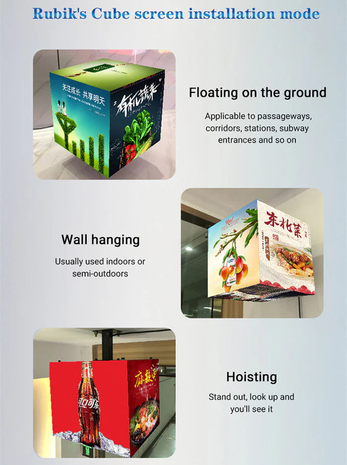 Customized Magic Cubic LED Display – Design Your Own LED Cube (Any Size, Pixel Pitch & Face Count) | Get a Quote Now