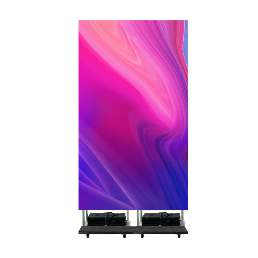 EP400(1Mx4M) 4SQM Foldable LED Poster Kit Indoor P3.91 Mobile LED Poster Remote Controlled LED Display Screen in Moveable Airflight Case