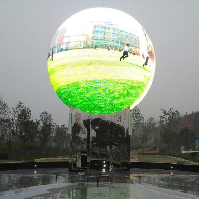 1.5 Meter (4.92 Feet) Diameter P5 (5mm Pixel Pitch) Outdoor LED Display Sphere