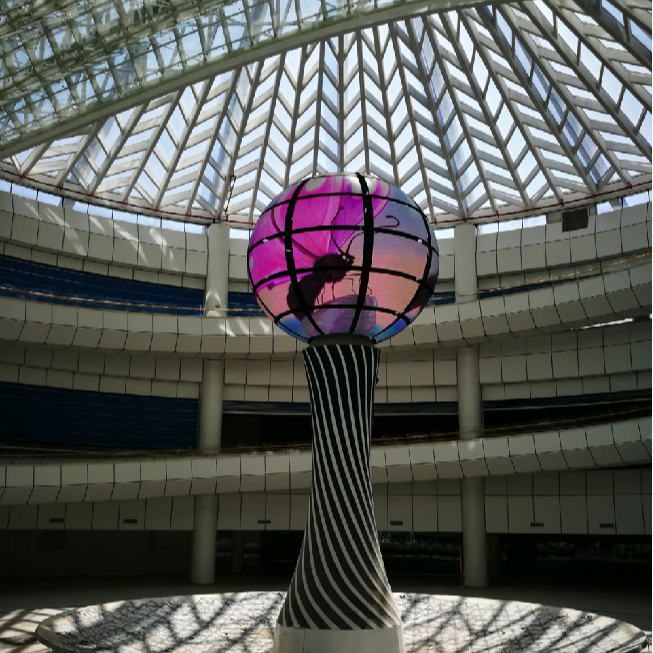 1.5 Meter (4.92 Feet) Diameter P5 (5mm Pixel Pitch) Outdoor LED Display Sphere