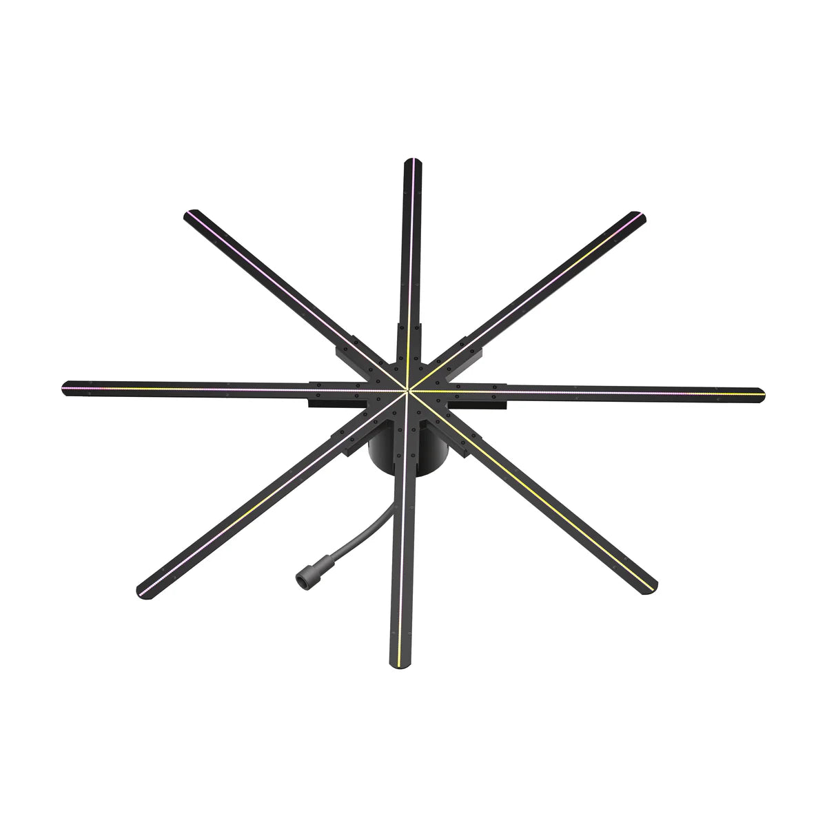 M Series Extra-Large 3D Hologram Fan LED Display – 130cm (51.2”) / 150cm (59.1”) | High Brightness Holographic Advertising Projector for Stage & Events | Fan Only / with Floor Stand (Heavy-Duty Frame)