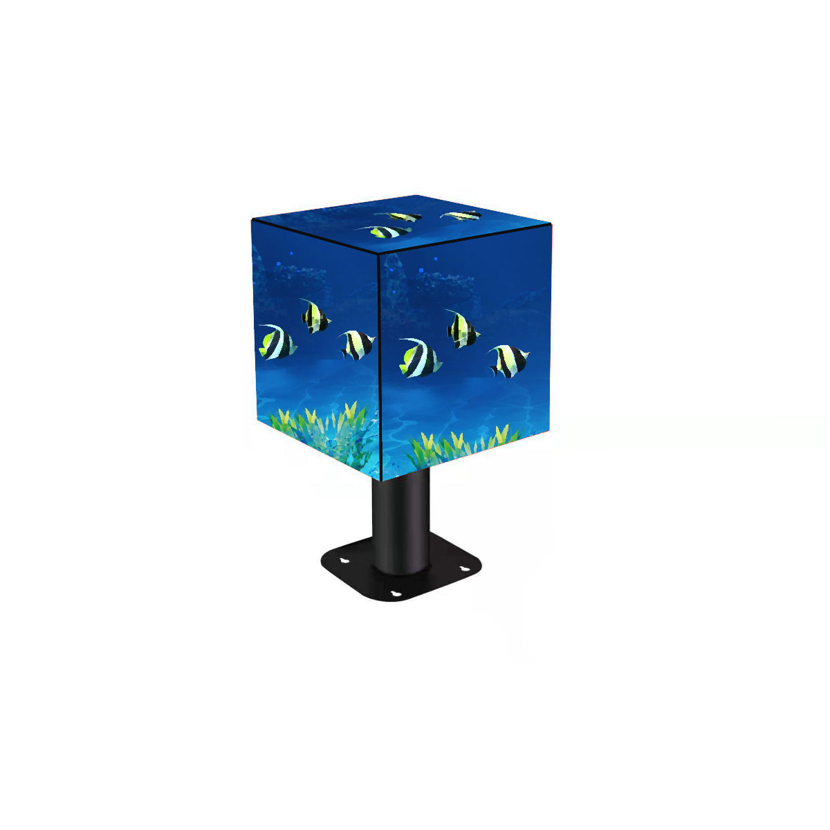 5 Faces (320x320 mm) Cube LED Display P2 (2mm Pixel Pitch) Indoor Cubic Screen